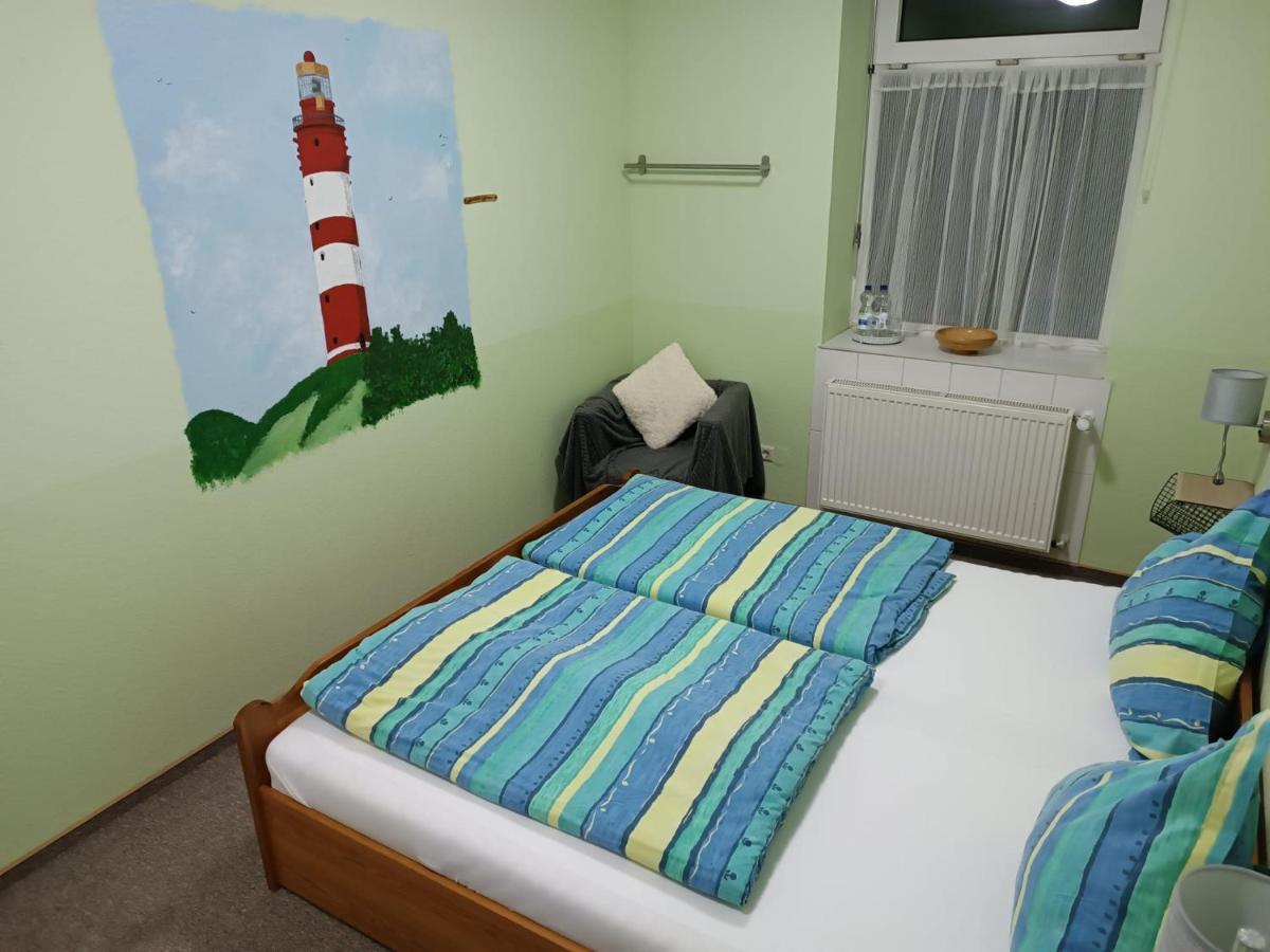 Ferien Wohnung -Leuchtturm Oldenswort Bagian luar foto